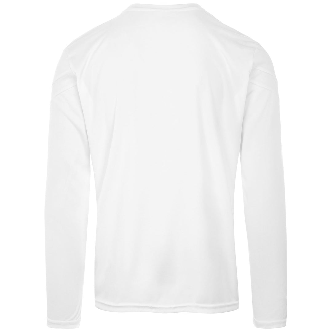 Grey White Men's Football Training Jersey with Long Sleeves main
