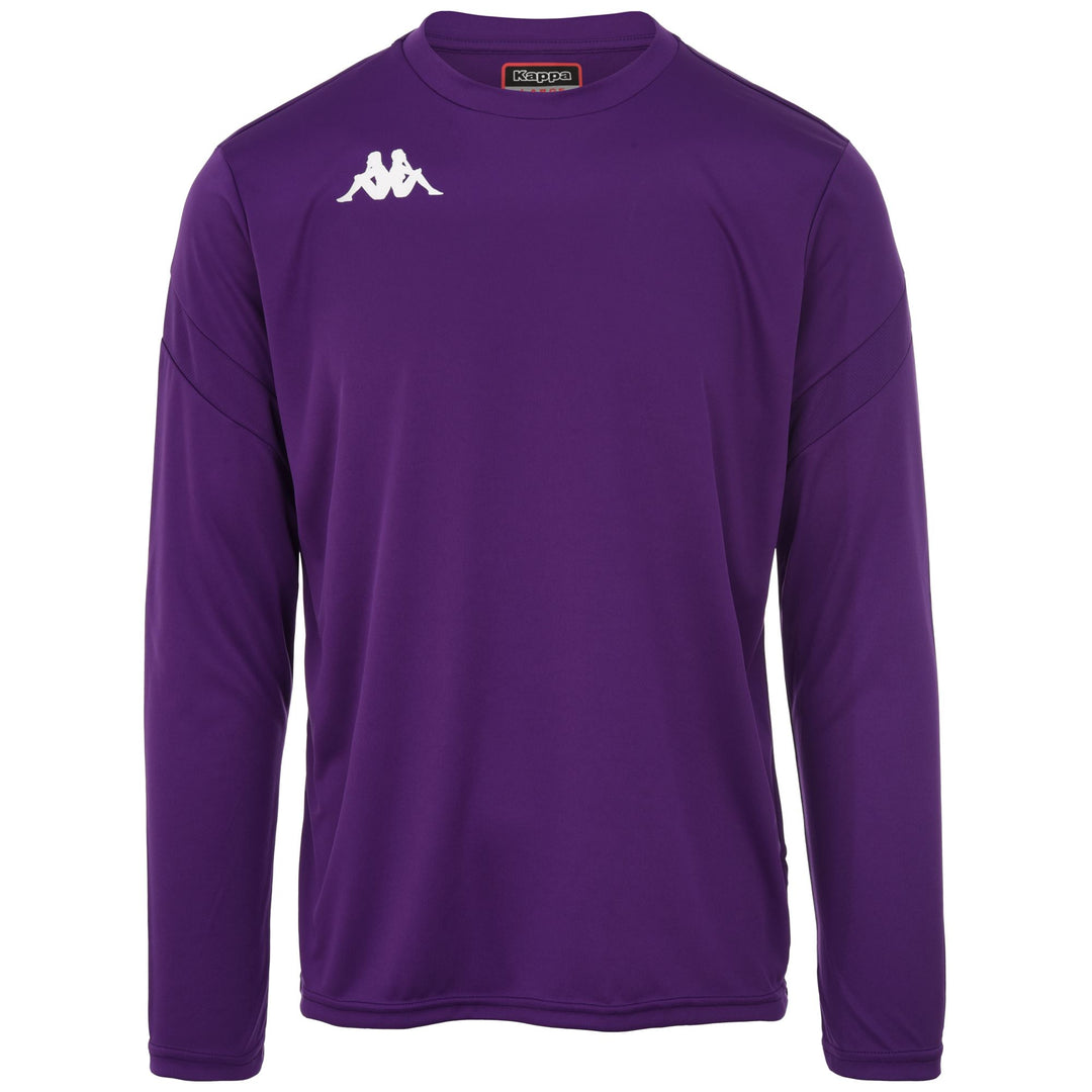 Maglia da Allenamento Calcio Uomo Viola Indigo a Maniche Lunghe 01