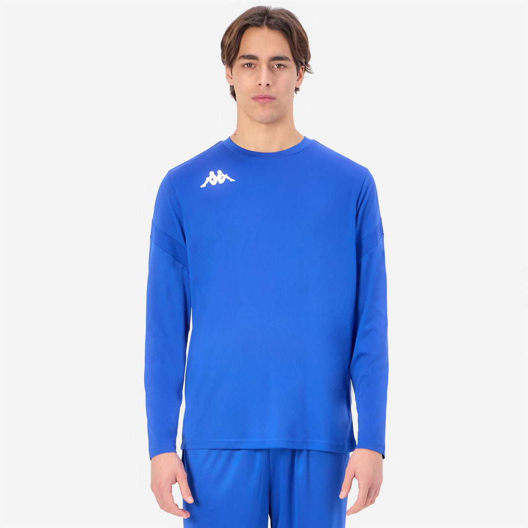 Maglia da Allenamento Calcio Uomo Blu Zaffiro a Maniche Lunghe main