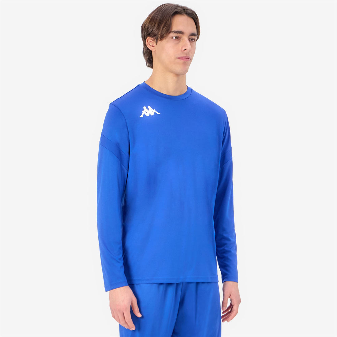 Maglia da Allenamento Calcio Uomo Blu Zaffiro a Maniche Lunghe main