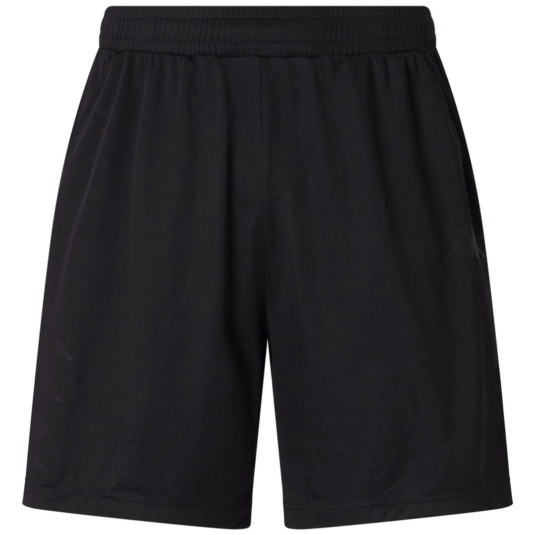 Short de sport noir pour homme, coupe classique, en jersey de polyester léger 01