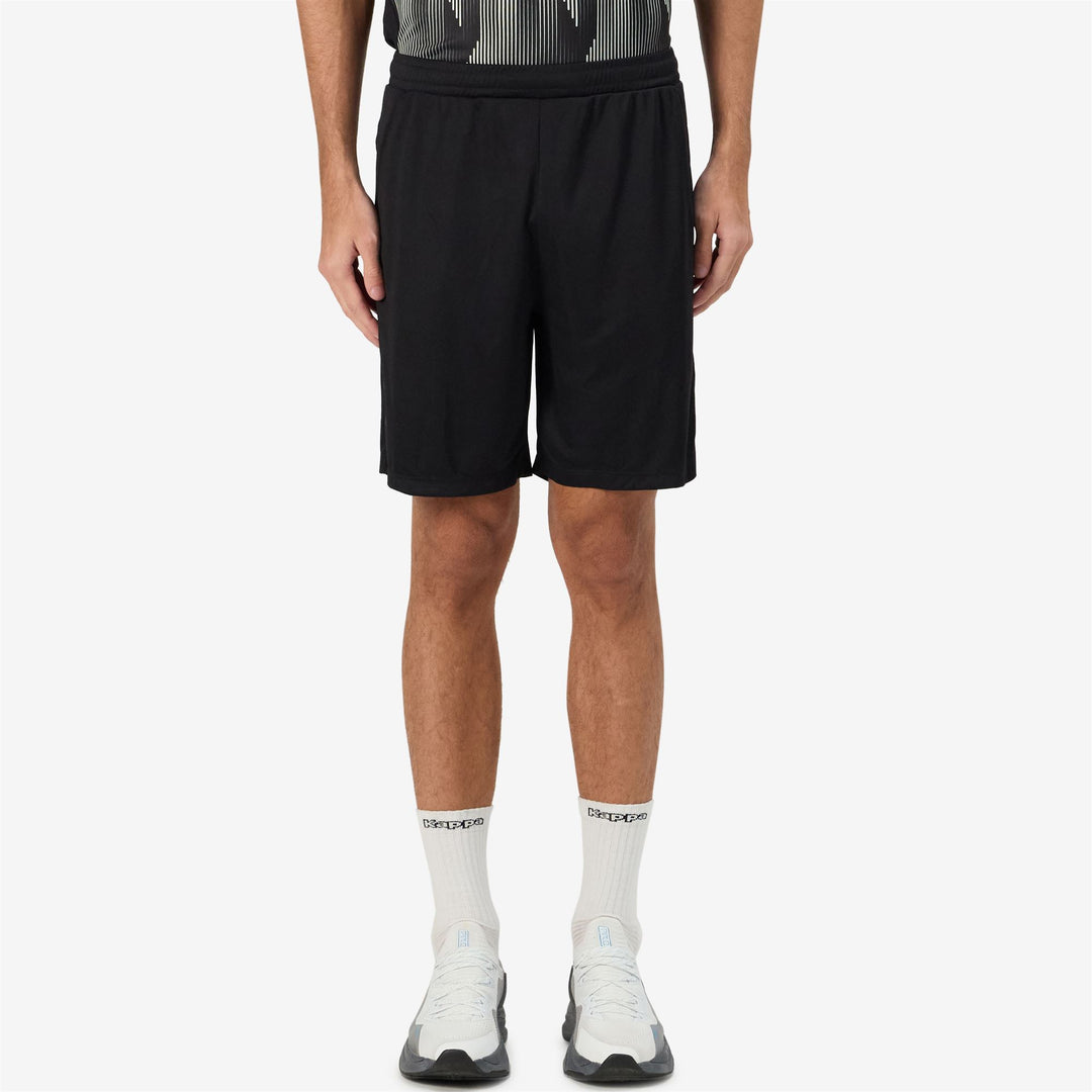 Pantaloncini Sportivi da Allenamento Uomo Neri main