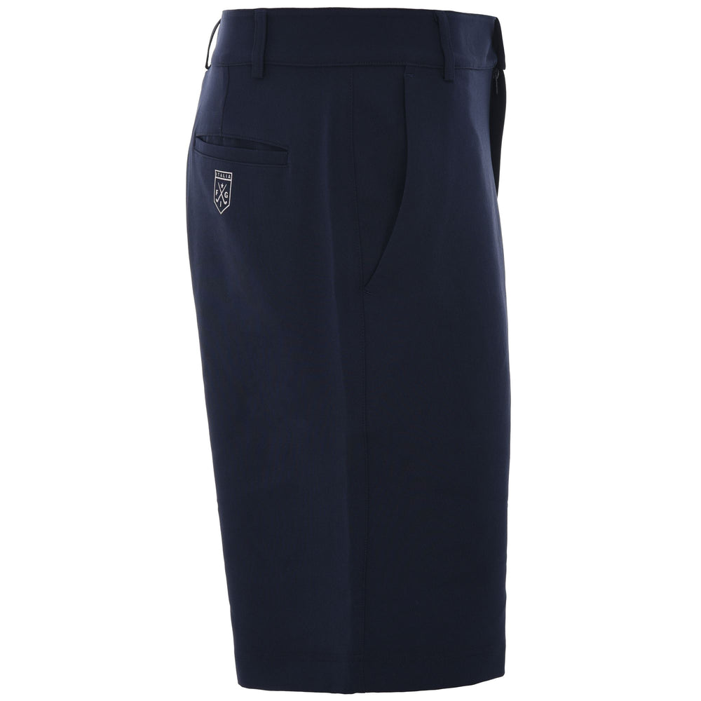 Bermuda de golf technique bleu pour homme, coupe classique 02