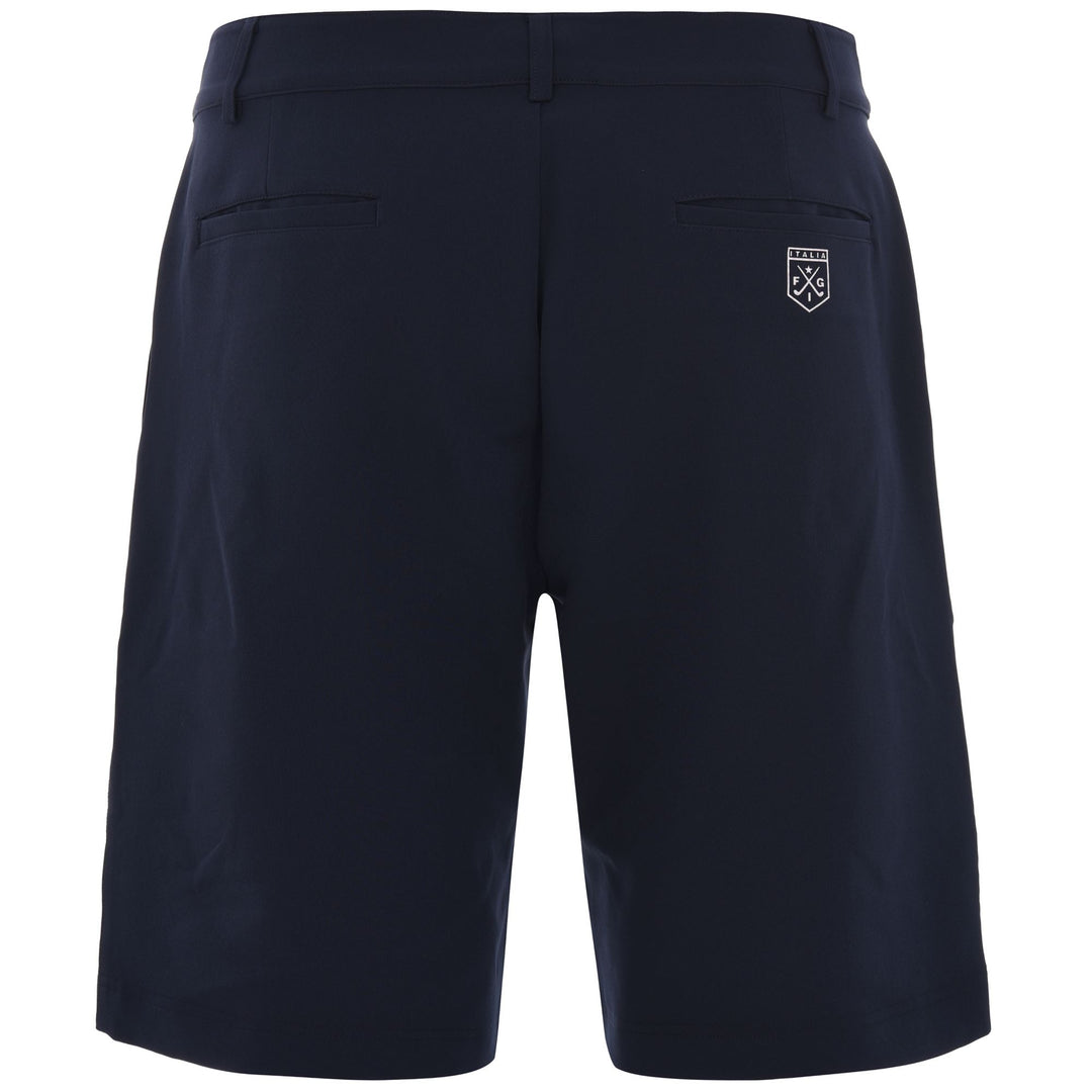 Blue Men's Regular Fit Technical Bermuda Shorts for Golf main