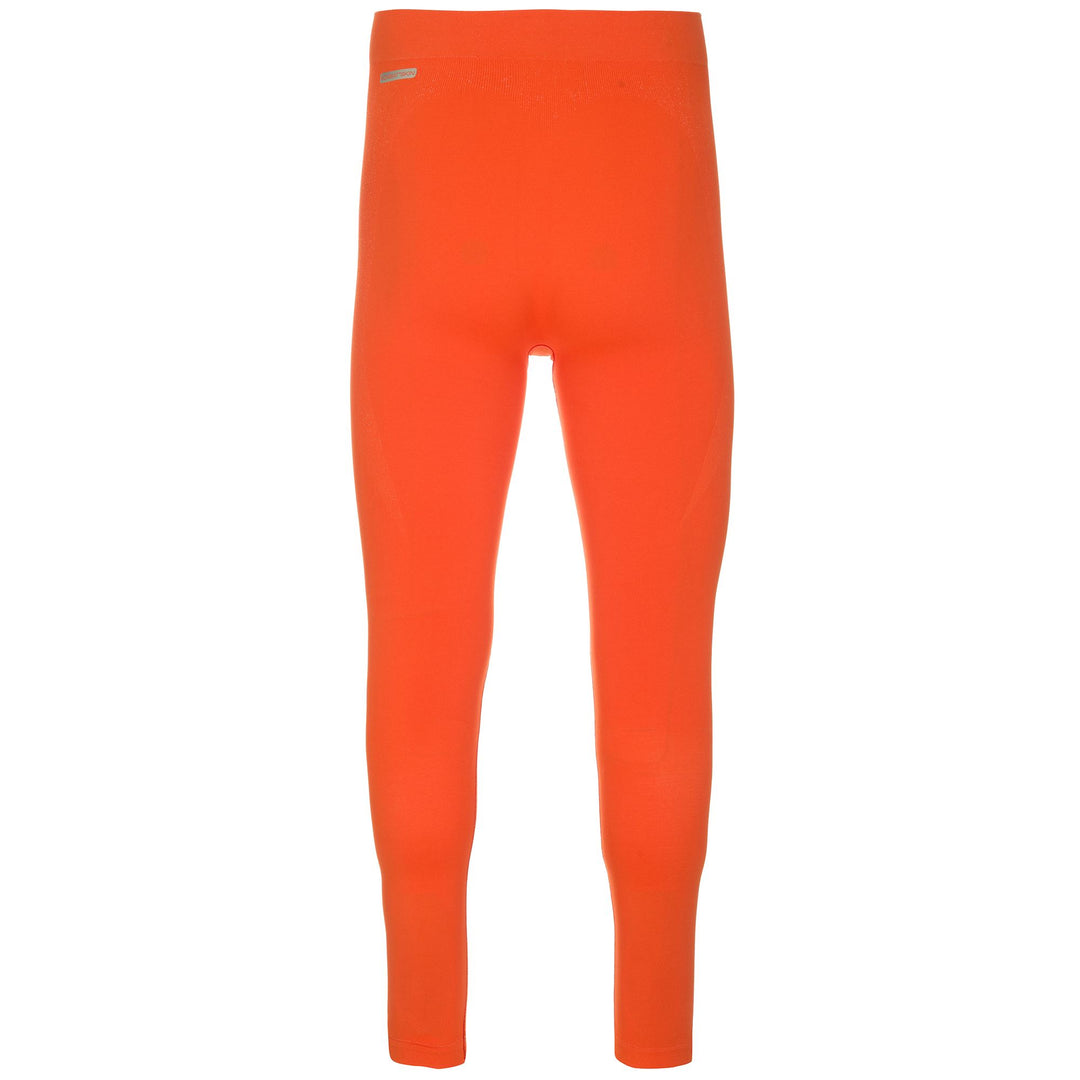 Calzoncillos largos de fútbol para hombre, color naranja, ajustados al cuerpo, con protección antibacteriana. main