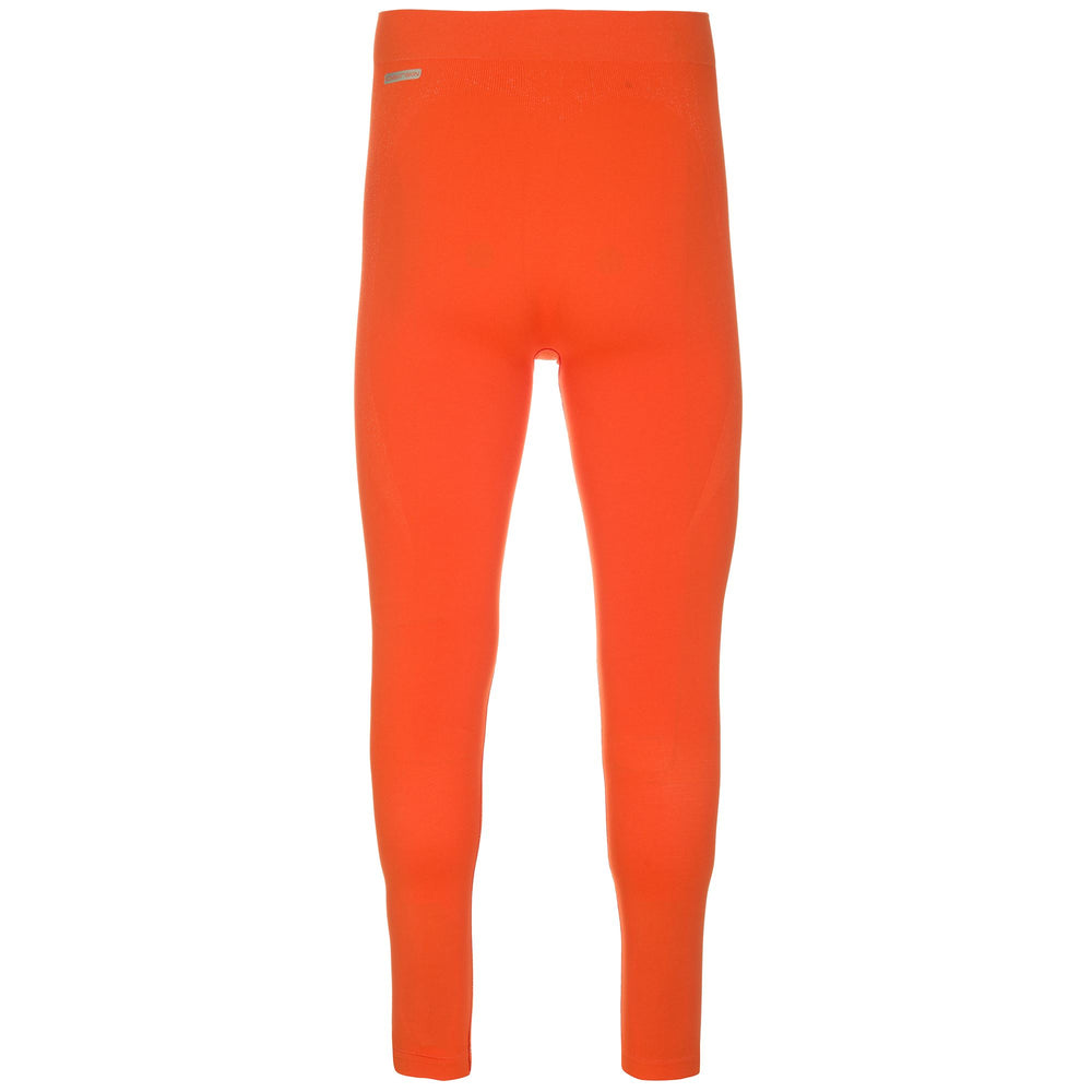 Slip da calcio lunghi da uomo arancioni, aderenti, con protezione antibatterica. 02