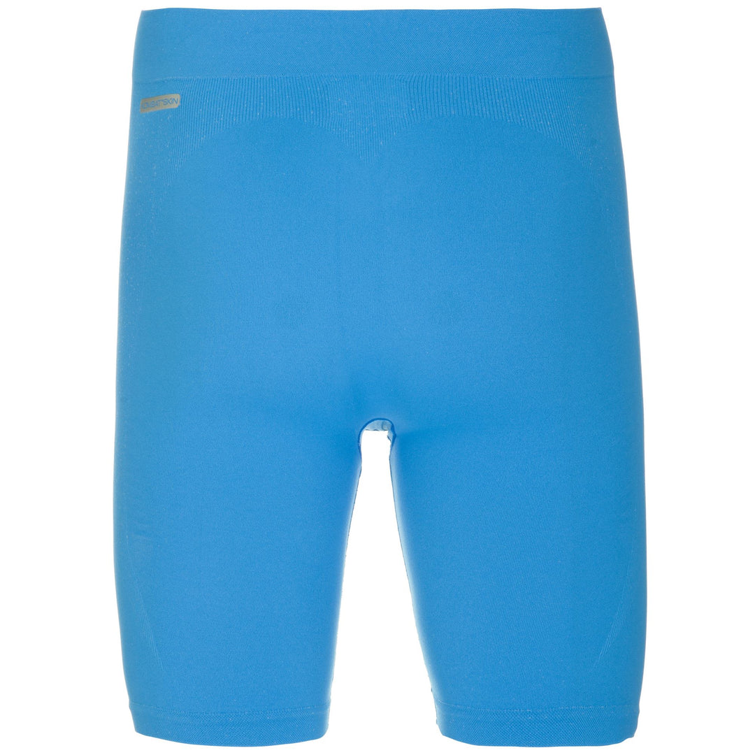Calzoncillos de fútbol ajustados al cuerpo para hombre, de color azul, confeccionados en fibra elástica. main