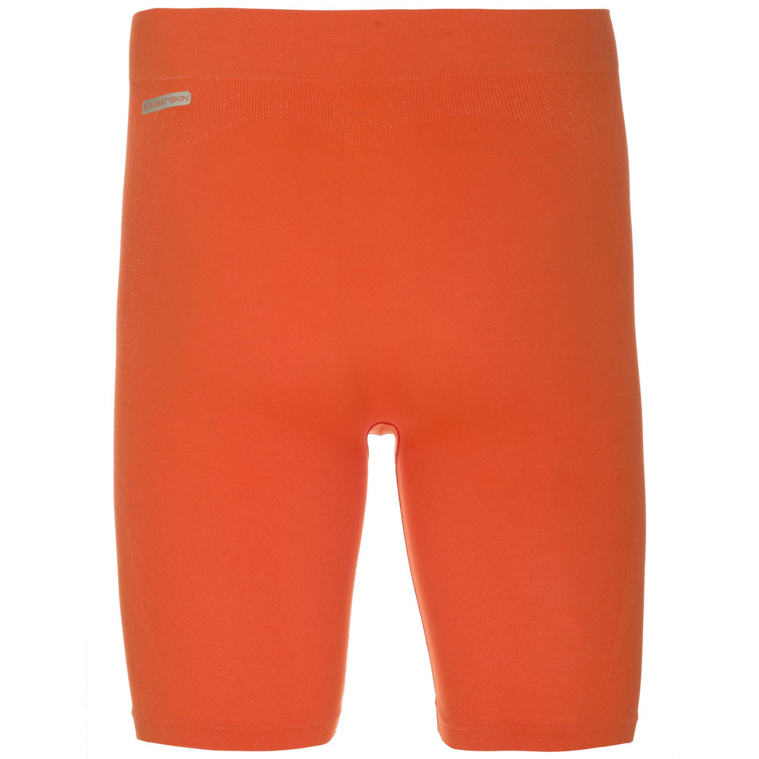 Calzoncillos de fútbol ajustados al cuerpo para hombre, color naranja, con tecnología sin costuras. main