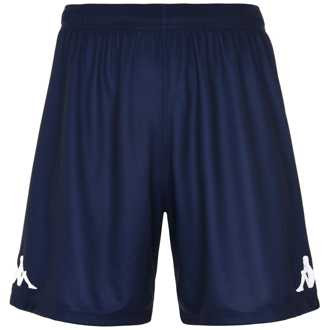Short de football bleu pour homme, coupe classique, en tissu interlock 01