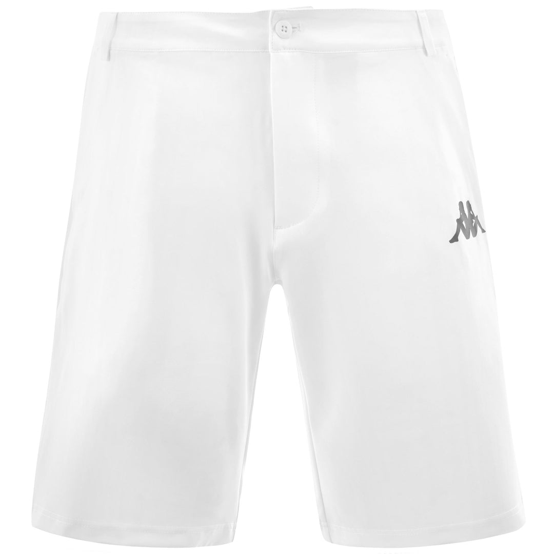 Bermudas de golf para hombre en gris y blanco con protección Hydroway 01