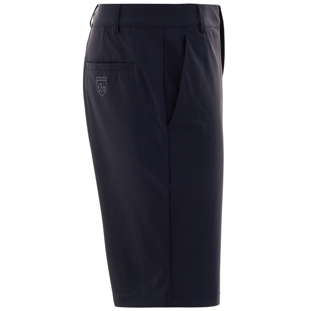Pantalones cortos deportivos de golf para hombre en azul oscuro con protección Hydroway 02