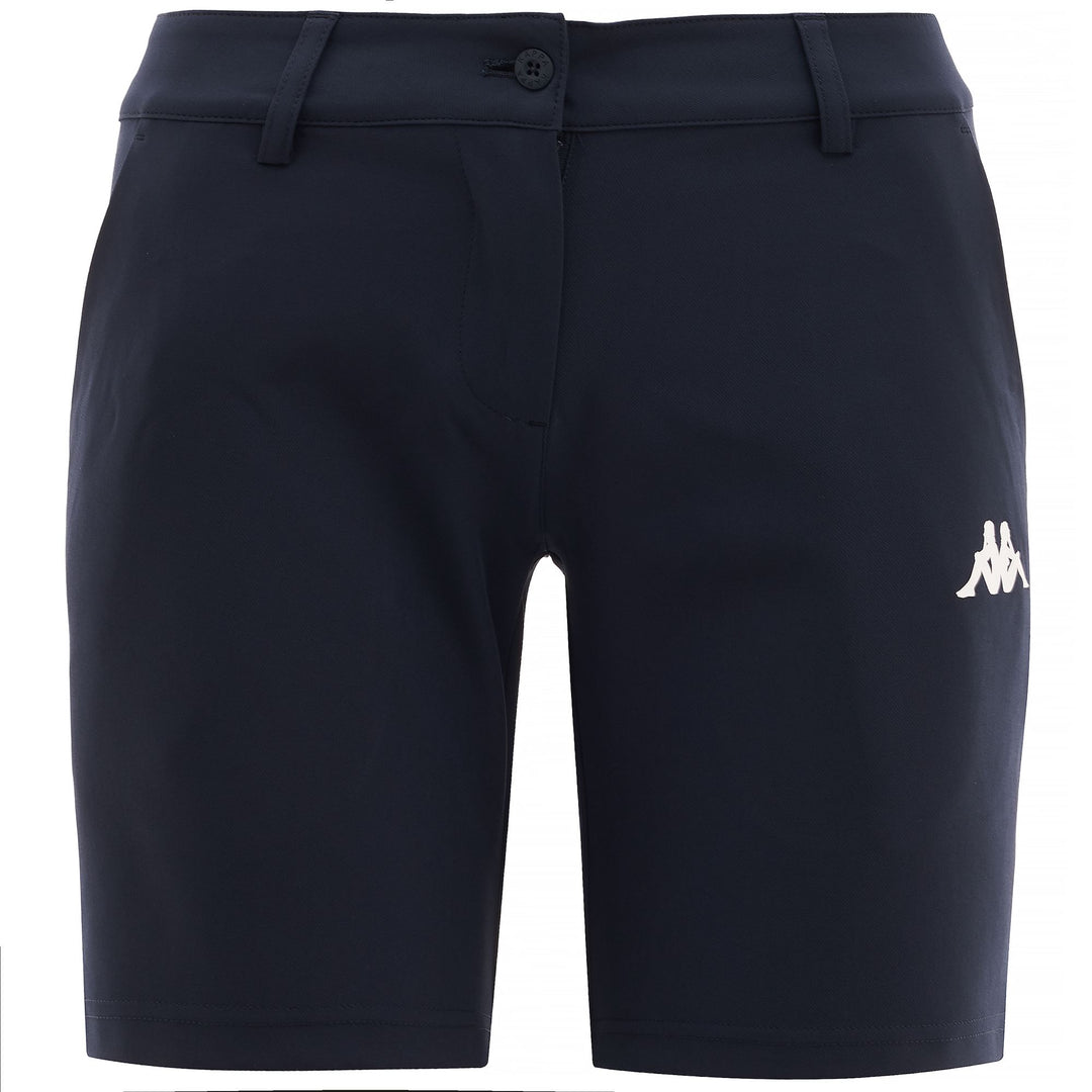 Bermudas de golf azul oscuro para mujer con protección Hydroway 01