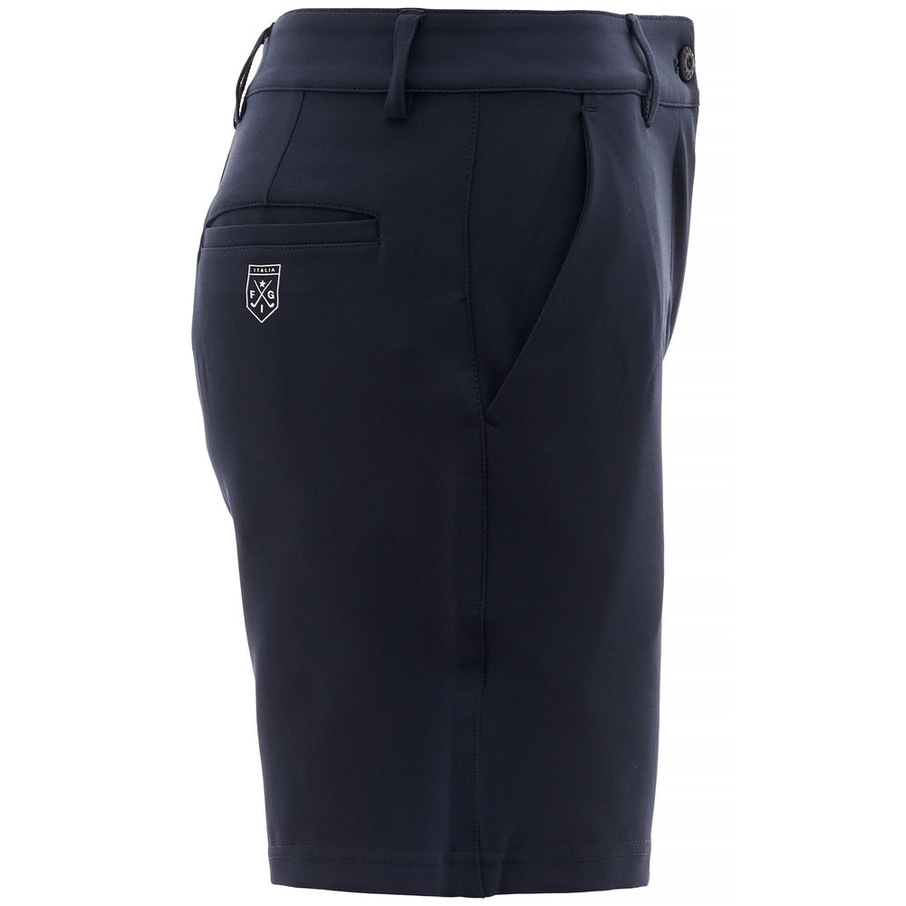 Bermudas de golf azul oscuro para mujer con protección Hydroway 02