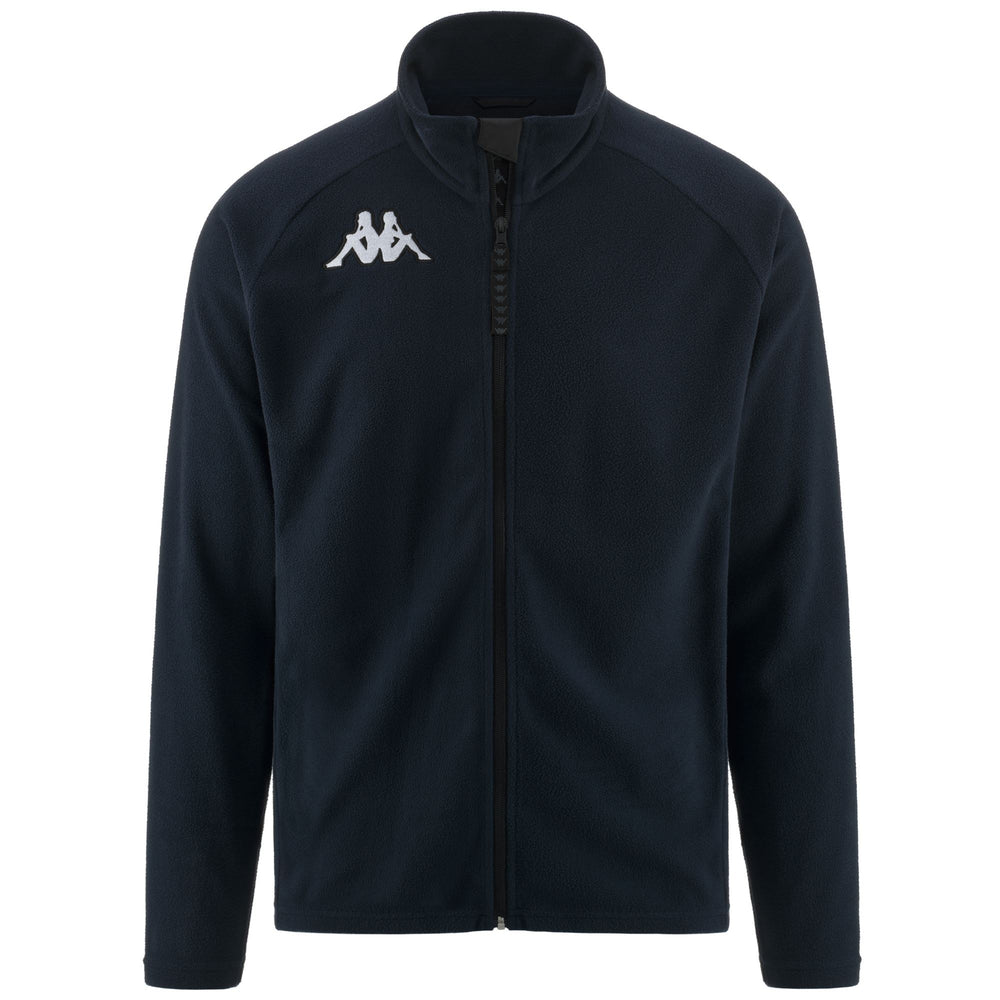 Sweat à capuche unisexe bleu en polaire microfibre, coupe ajustée, pour le ski 02