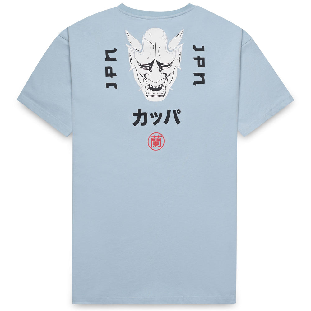 Blue Men's Comfort Fit Cotton T-Shirt with Graphic Print 02