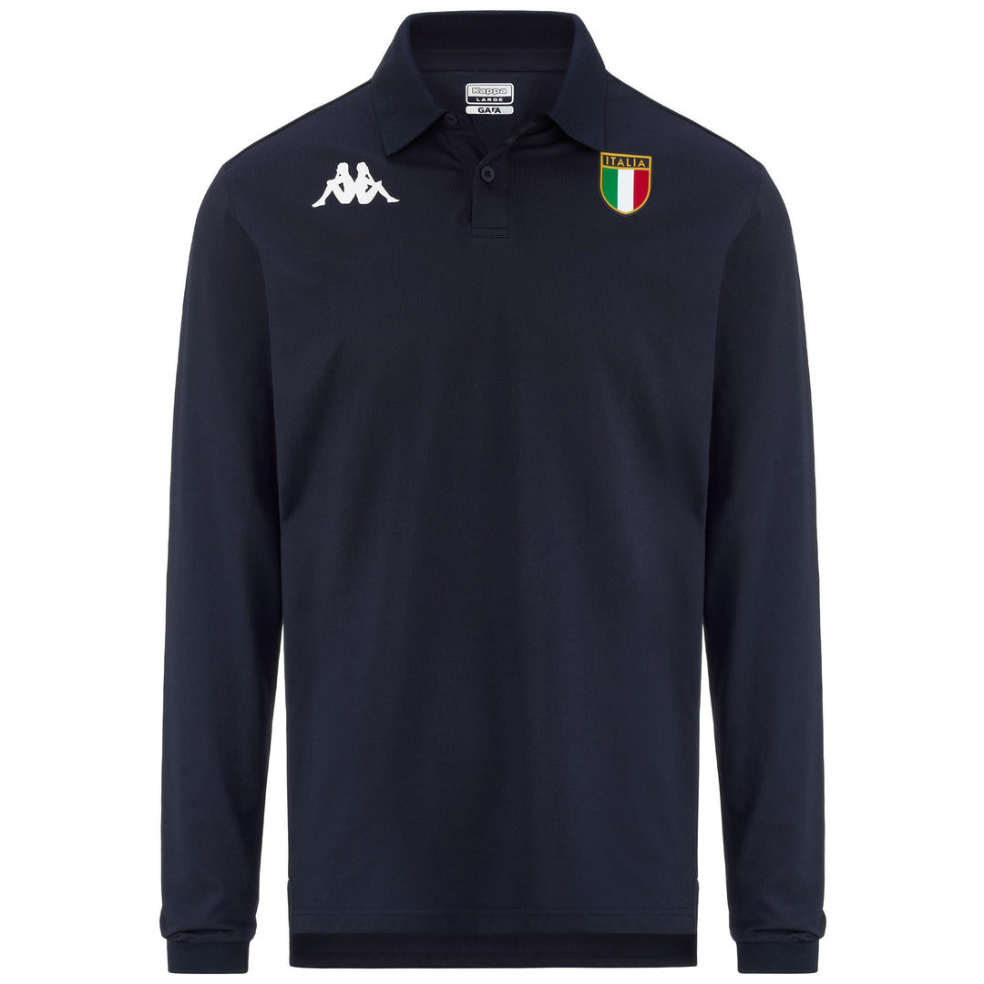 Blue Unisex Technical Regular Fit Polo Shirt for Golf 01