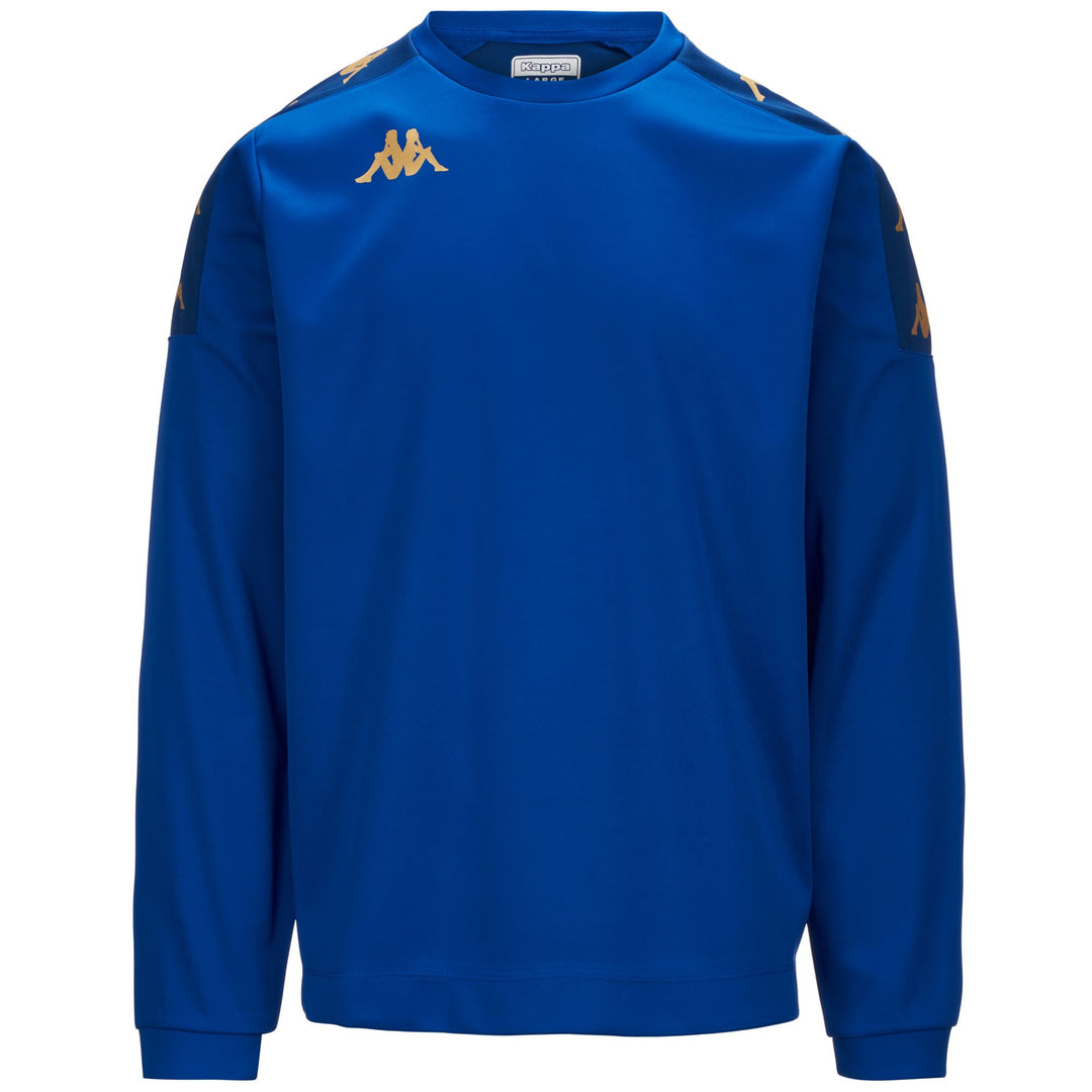 Cobalt Blue Men's Football Training Fleece Jumper 01