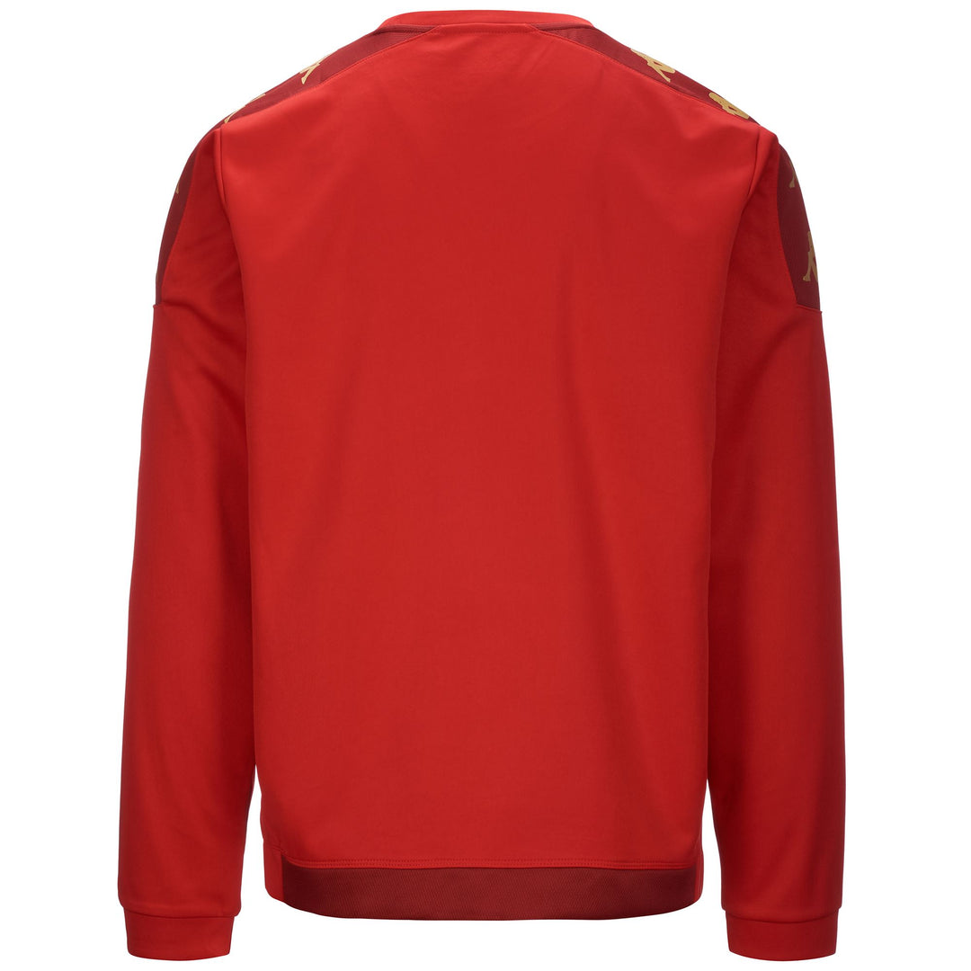 Dark Red Men's Football Fleece Jumper. main