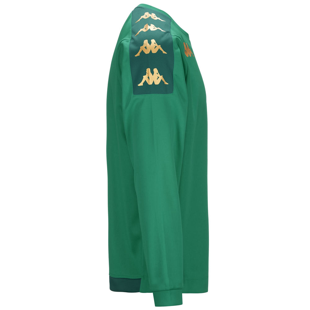 Galapagos Green Men's Football Training Fleece Jumper 02