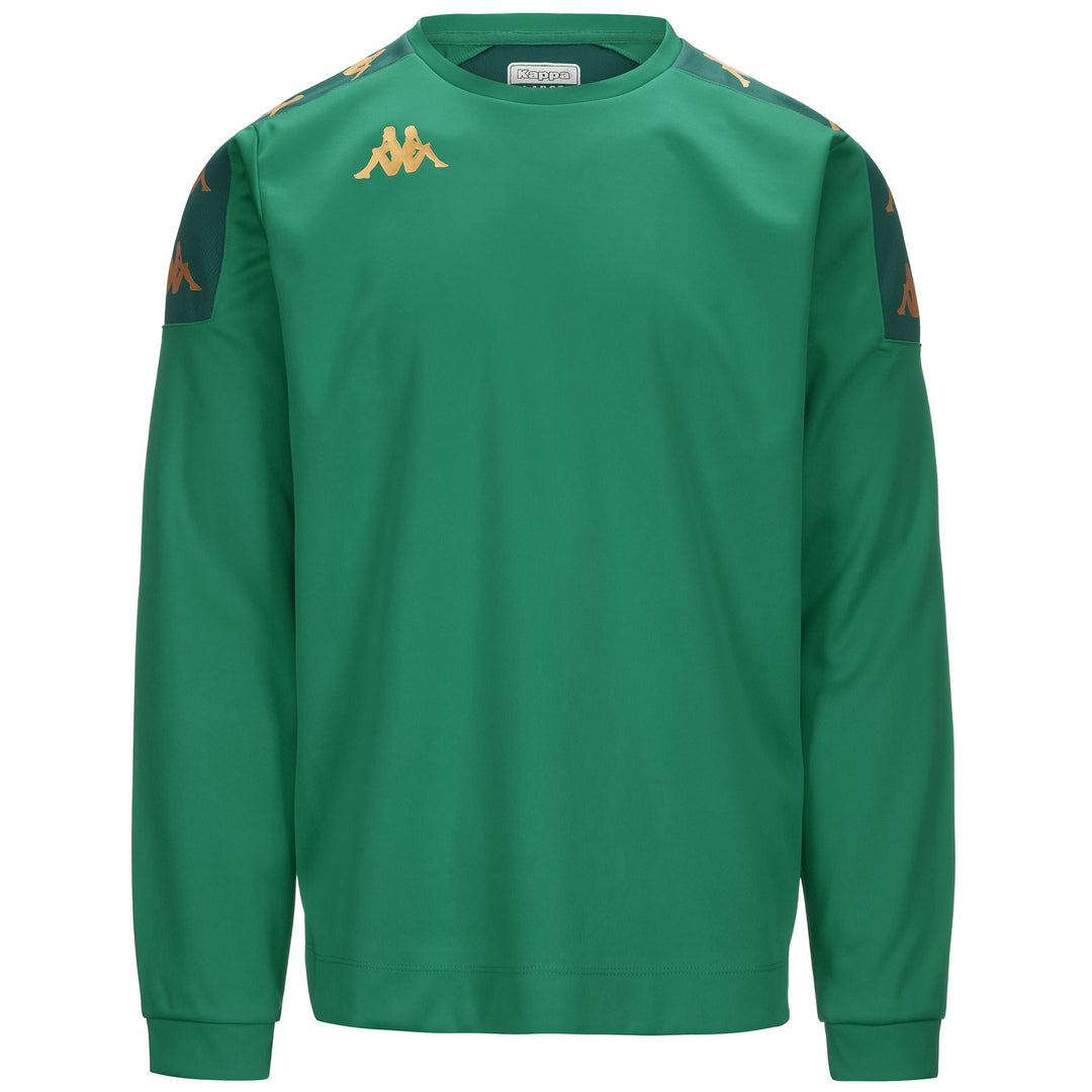 Galapagos Green Men's Football Training Fleece Jumper 01