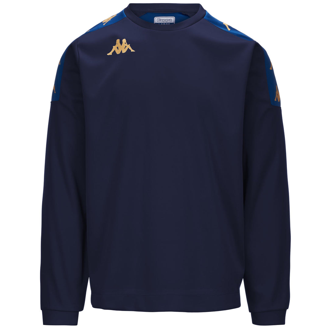 Marine Blue Men's Football Fleece Jumper. 01