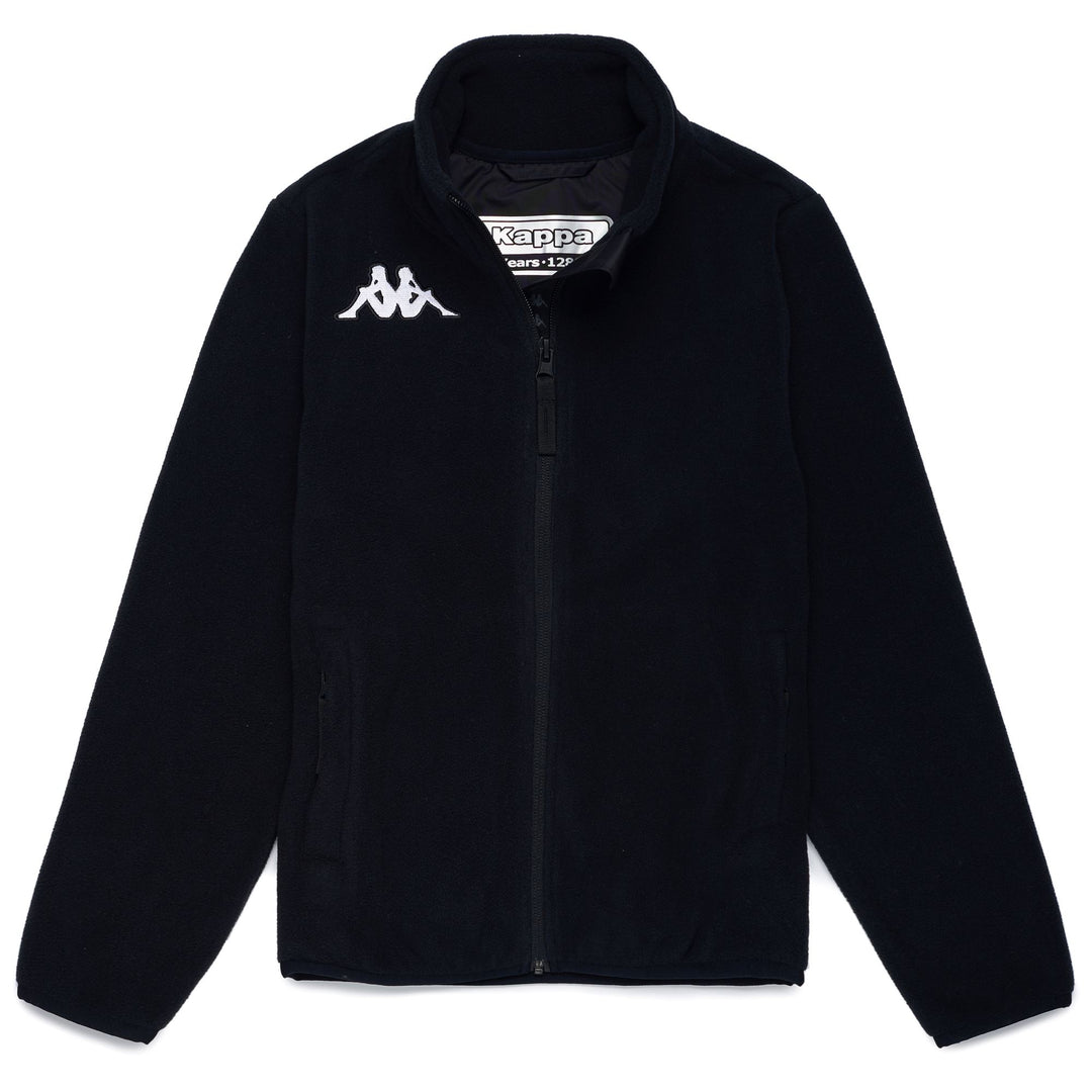 Chaqueta polar de esquí para niños color azul marino y negro 01