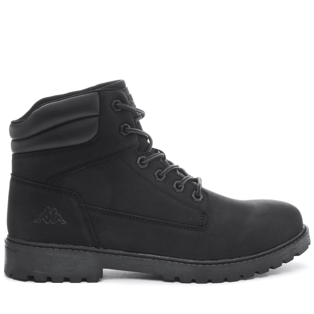 Botines unisex de caña media para caminar negros y grises 02