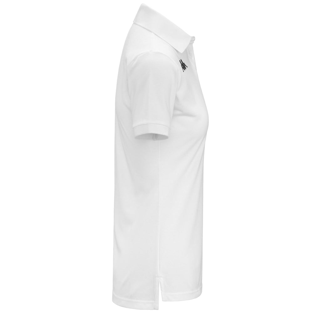 White Women's Regular Fit Technical Polo Shirt for Golf 02