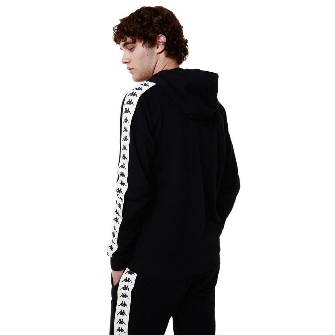 Blue Men's Regular Fit Ski Hoodie with Kangaroo Pocket main
