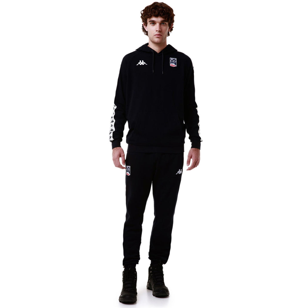 Blue Men's Regular Fit Ski Hoodie with Kangaroo Pocket 01