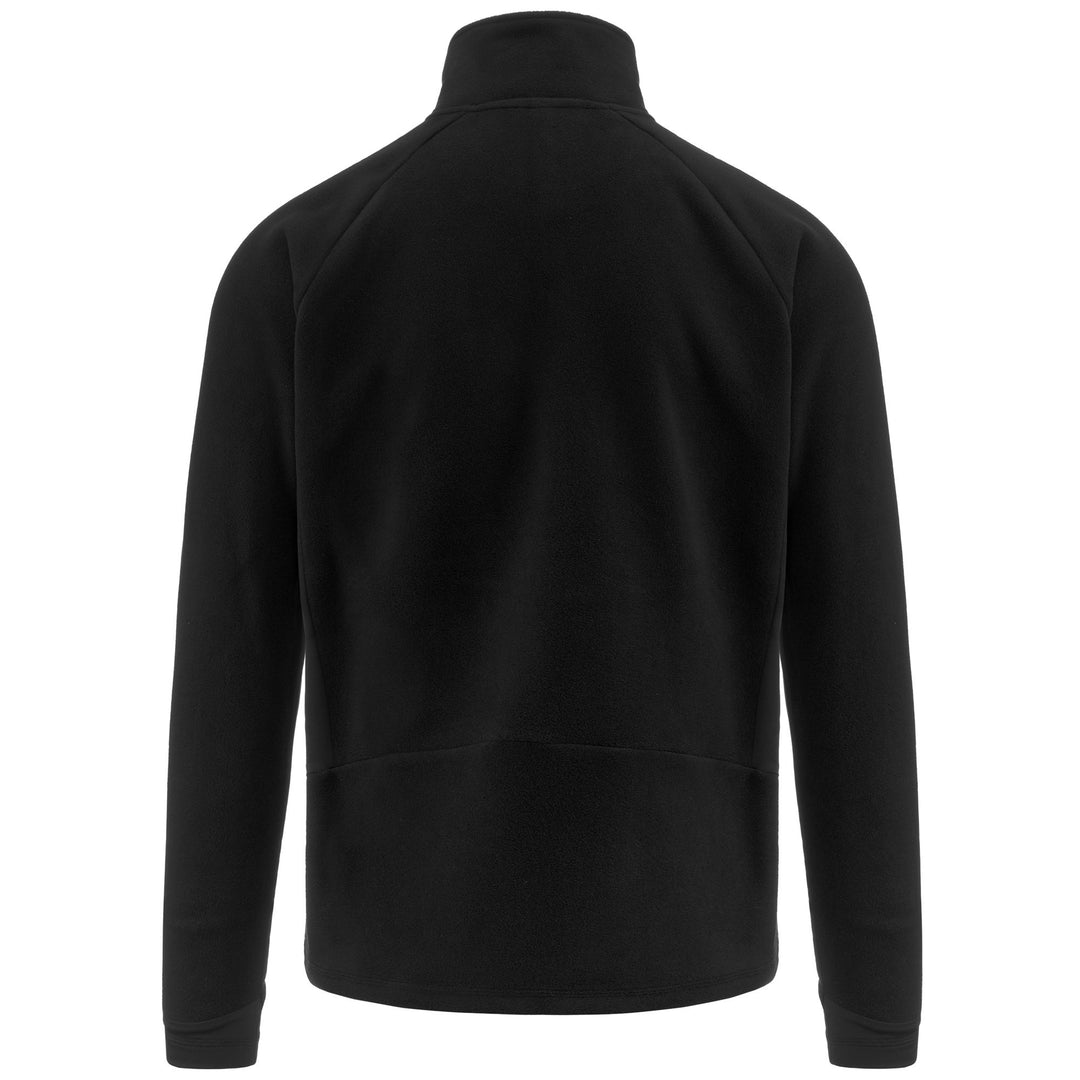 Chaqueta polar de esquí ajustada para hombre, color negro, con bolsillos con cremallera main