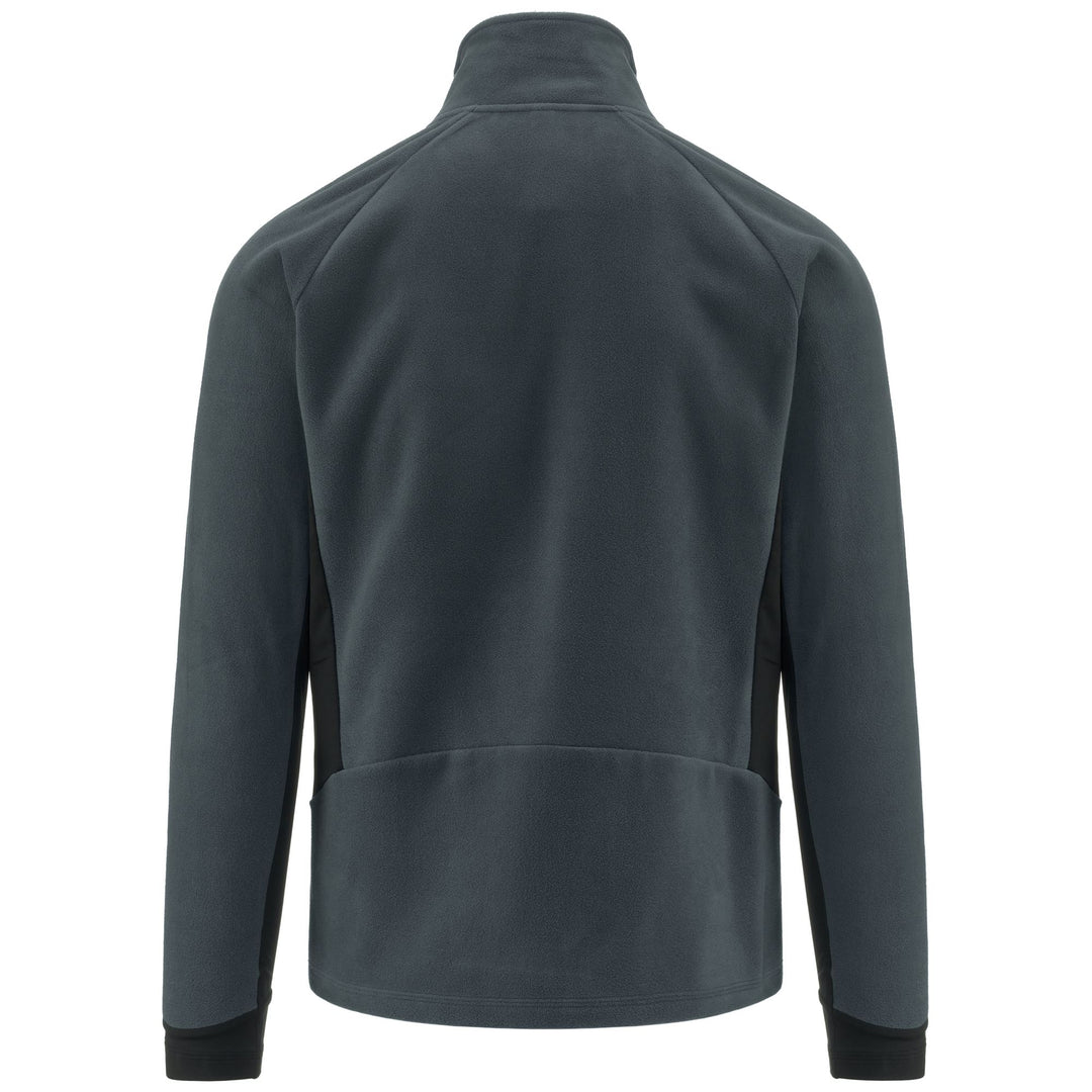 Grey Men's Slim Fit Ski Fleece with Stretch Inserts main
