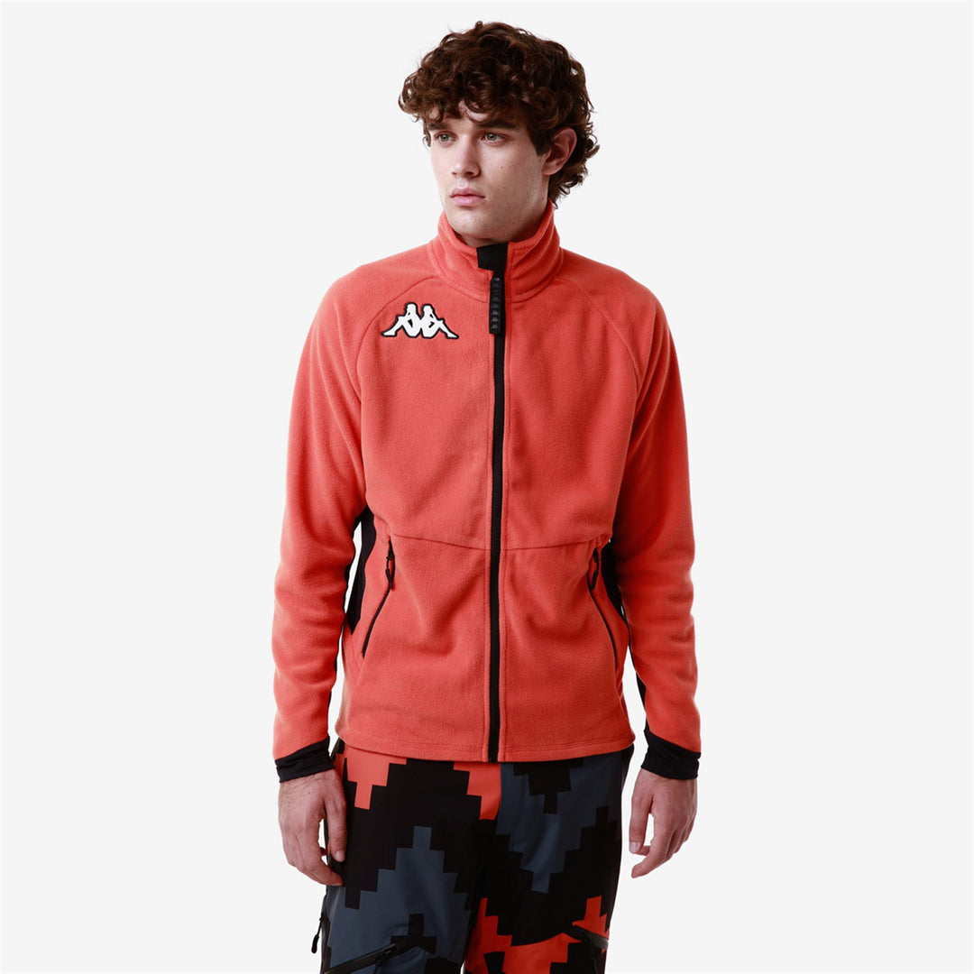 Chaqueta polar de esquí Smutty Orange para hombre con diseño ajustado main