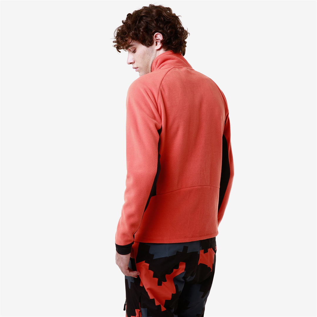 Chaqueta polar de esquí Smutty Orange para hombre con diseño ajustado main