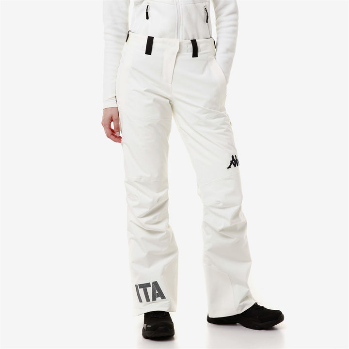 Pants Woman 6CENTO 665 ITA Sport Trousers WHITE COCONUT Detail (jpg Rgb)			