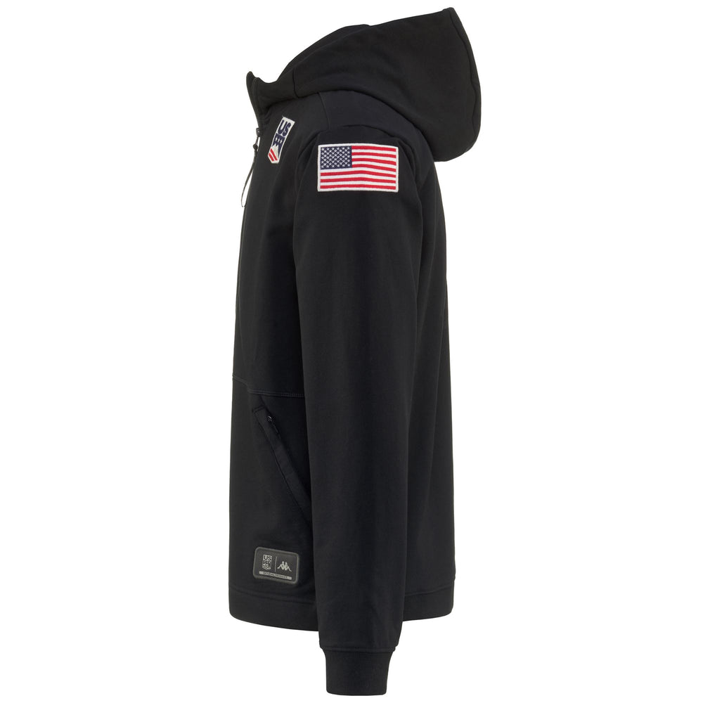 Blue Unisex Ski Fleece Jumper with Two Front Pockets 02