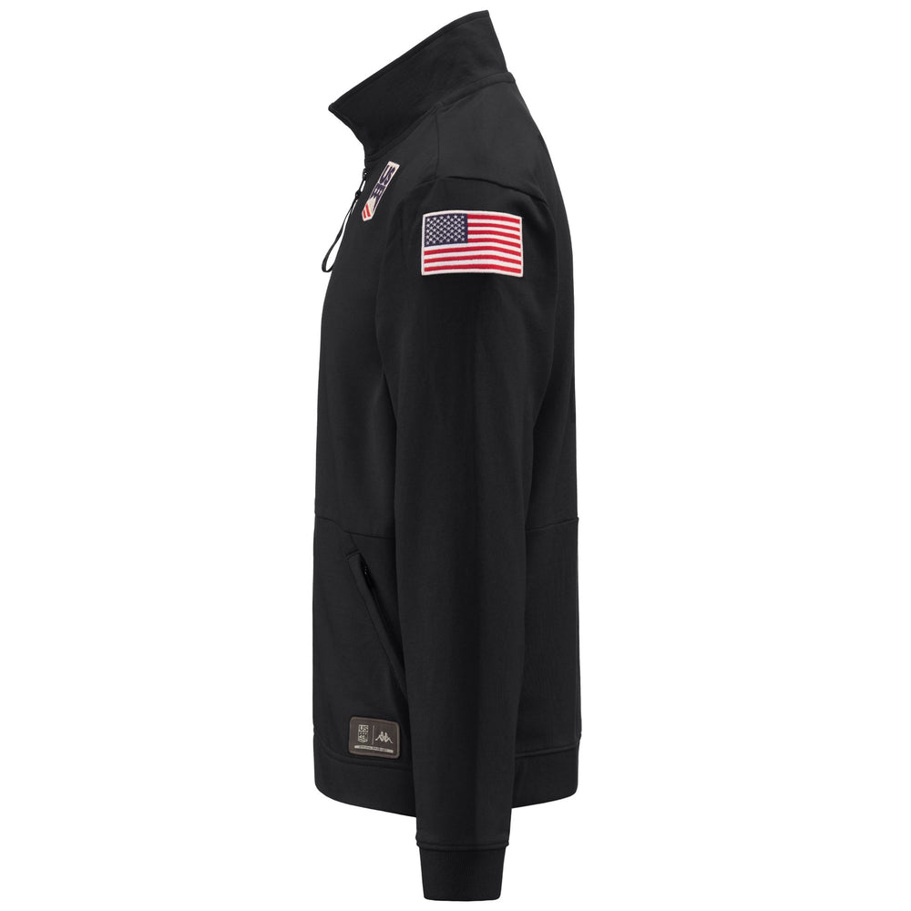Pull polaire de ski unisexe bleu avec deux poches avant 02