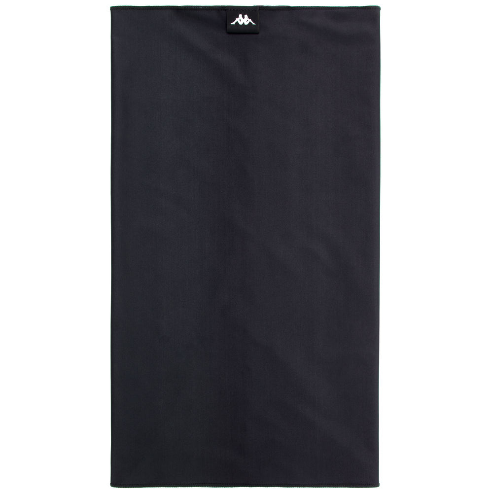 Bufanda de cuello cálido de esquí reversible unisex azul y verde con estampado 02