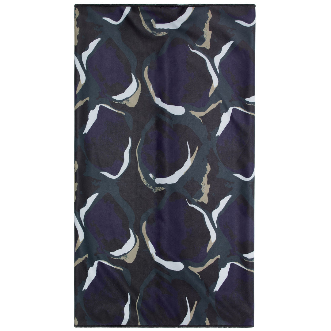 Blue Green Unisex Reversible Ski Warmneck Scarf with Print main