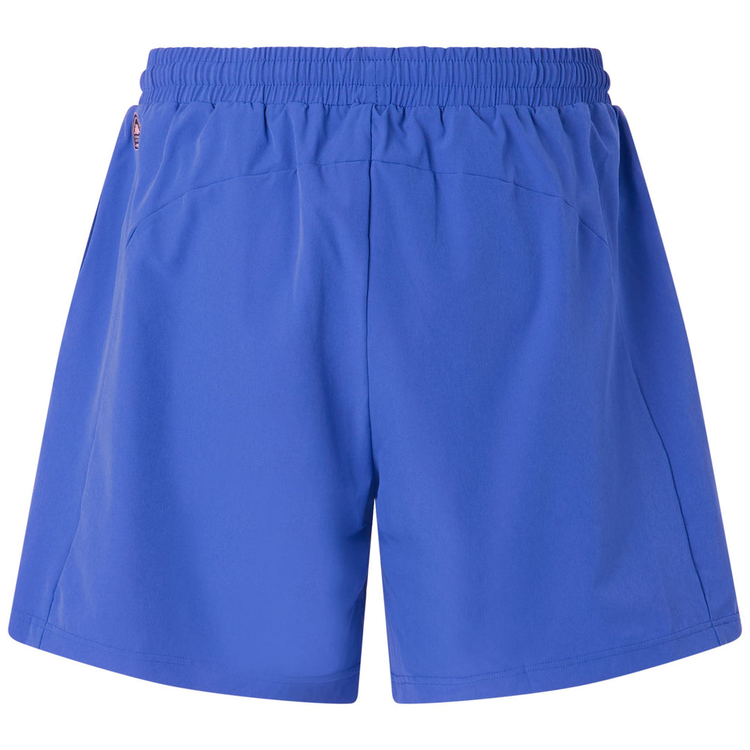 Short de sport slim fit pour homme, en tissu stretch tissé bleu main