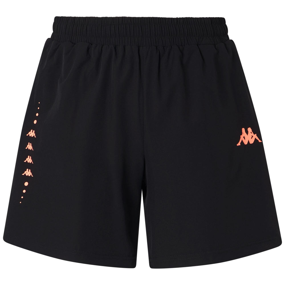 Coral black Men's Training Sport Shorts with Slim Fit 02