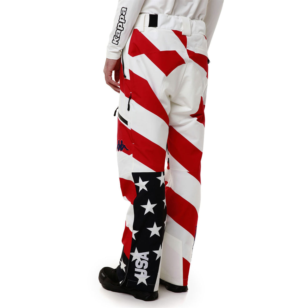 Pantalon de ski bleu pour homme avec protection imperméable et respirante main