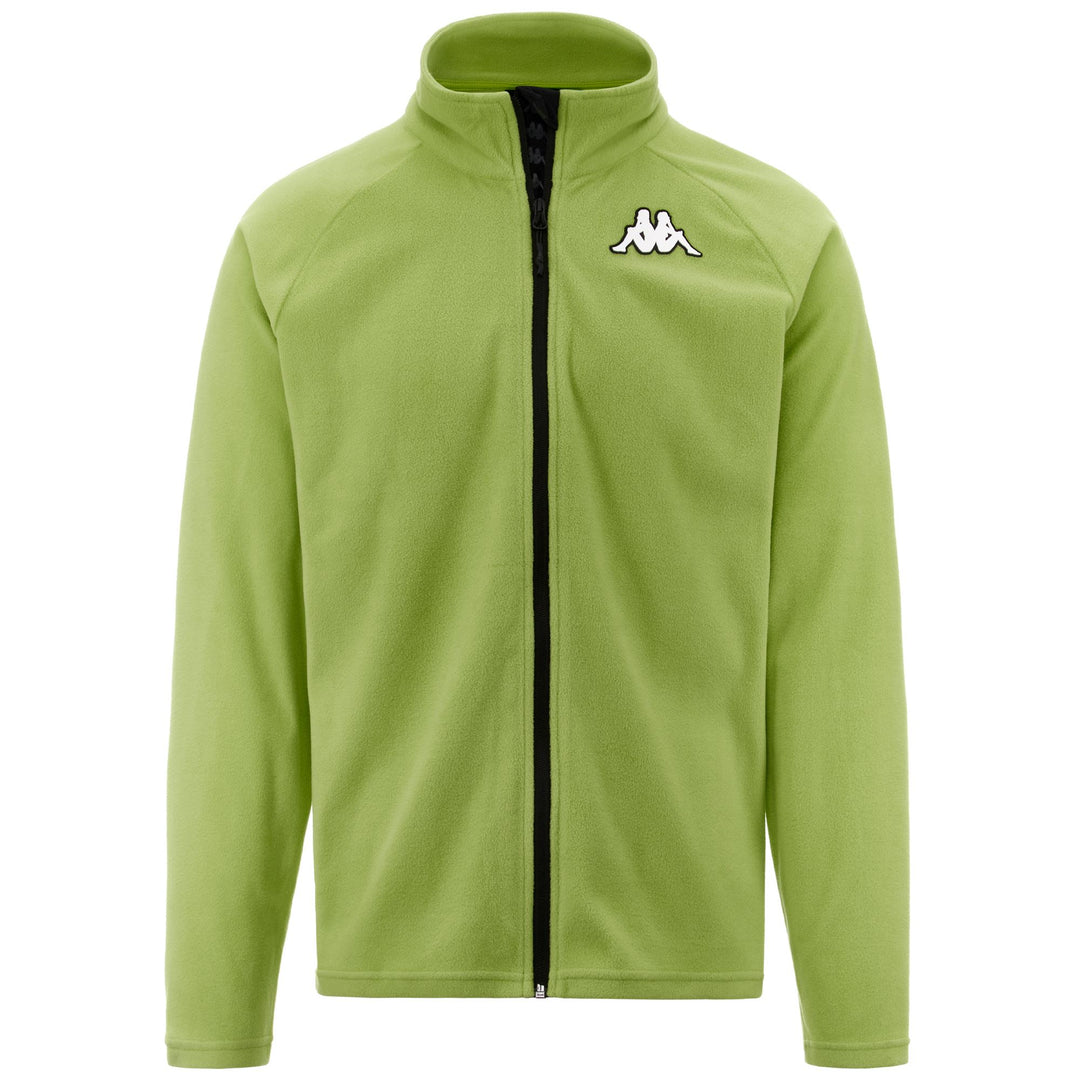Green Unisex Slim Fit Ski Microfleece Hoodie main