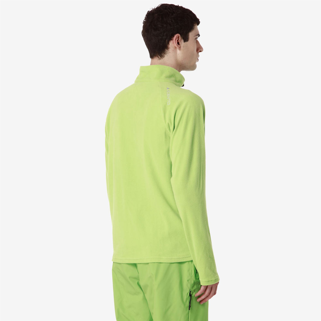 Green Unisex Slim Fit Ski Microfleece Hoodie main