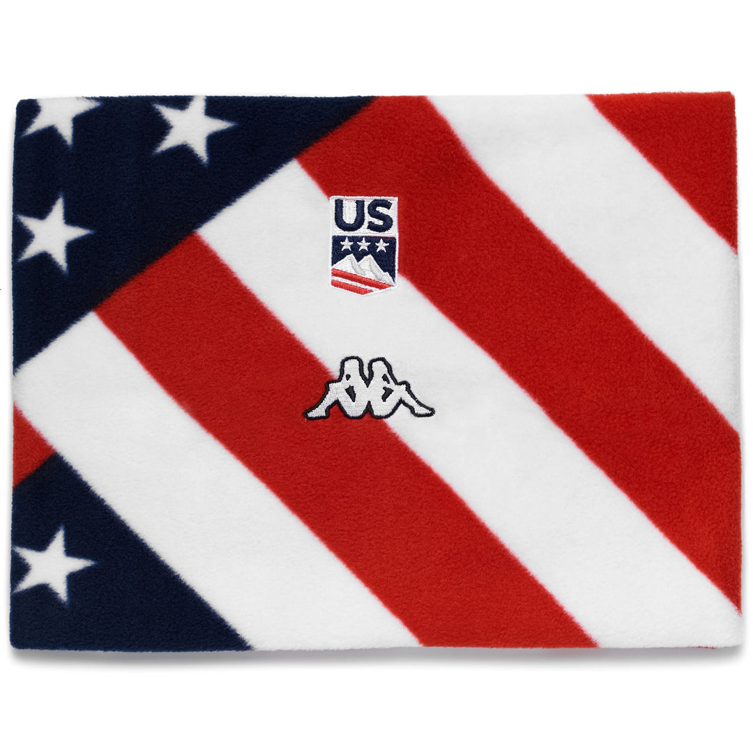 Grey Unisex Ski Neckband with Embroidered Logo. 01