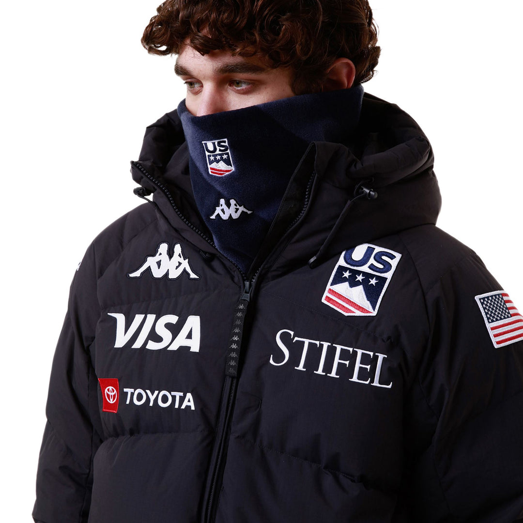 Bufanda polar de esquí unisex color gris marino. main