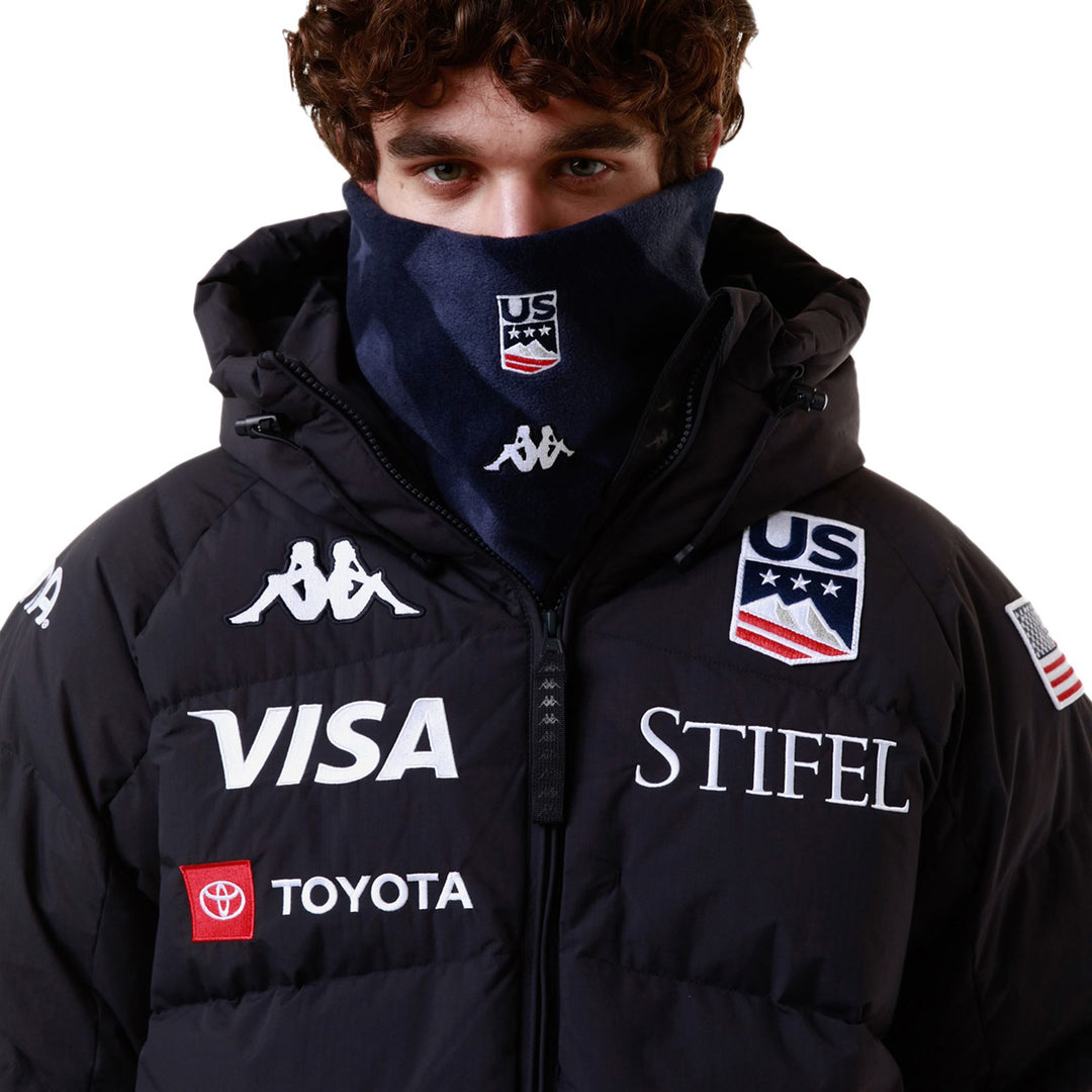 Bufanda polar de esquí unisex color gris marino. main