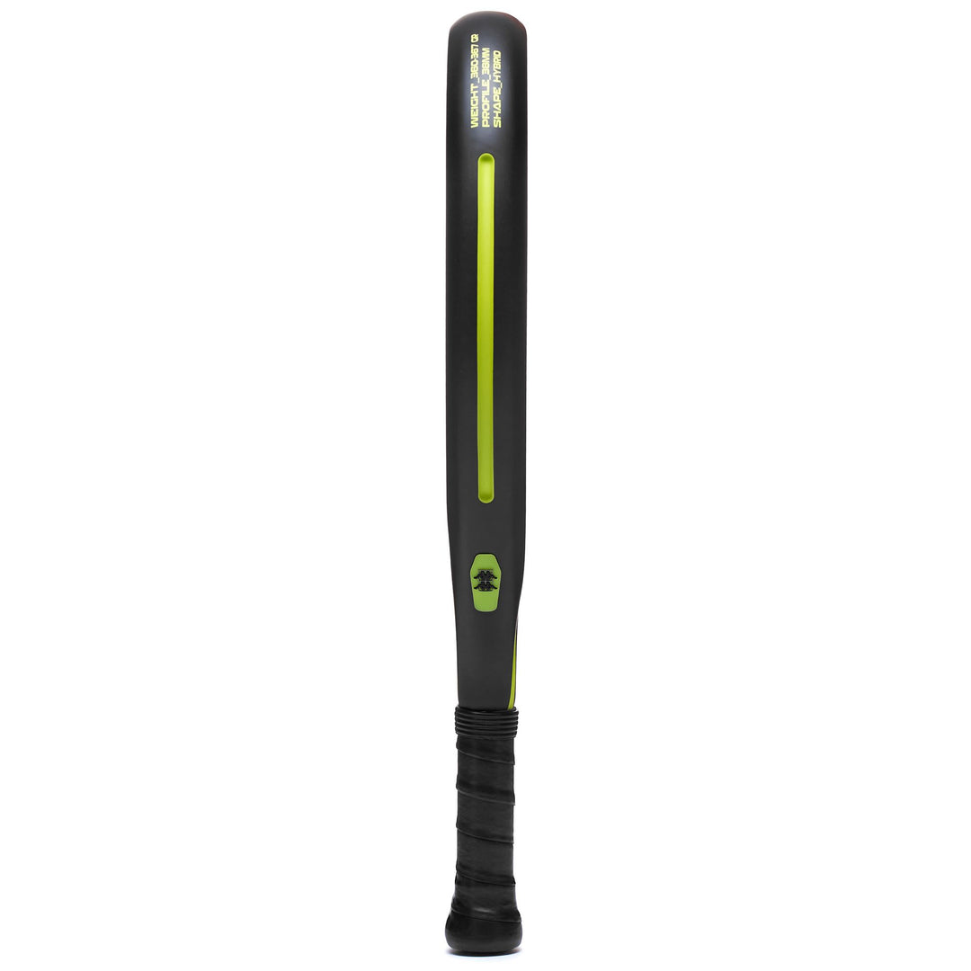 Green Black Unisex Padel Racket with Carbon Fiber Construction main