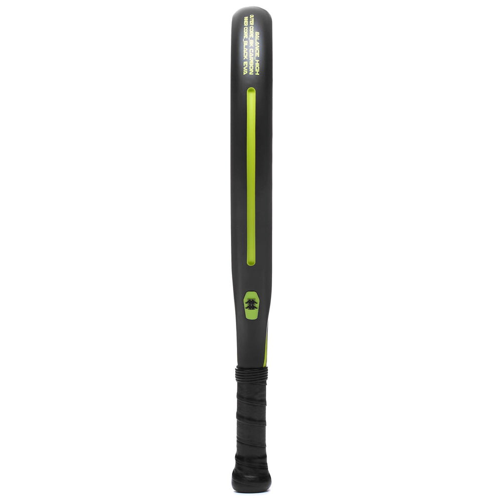 Green Black Unisex Padel Racket with Carbon Fiber Construction 02