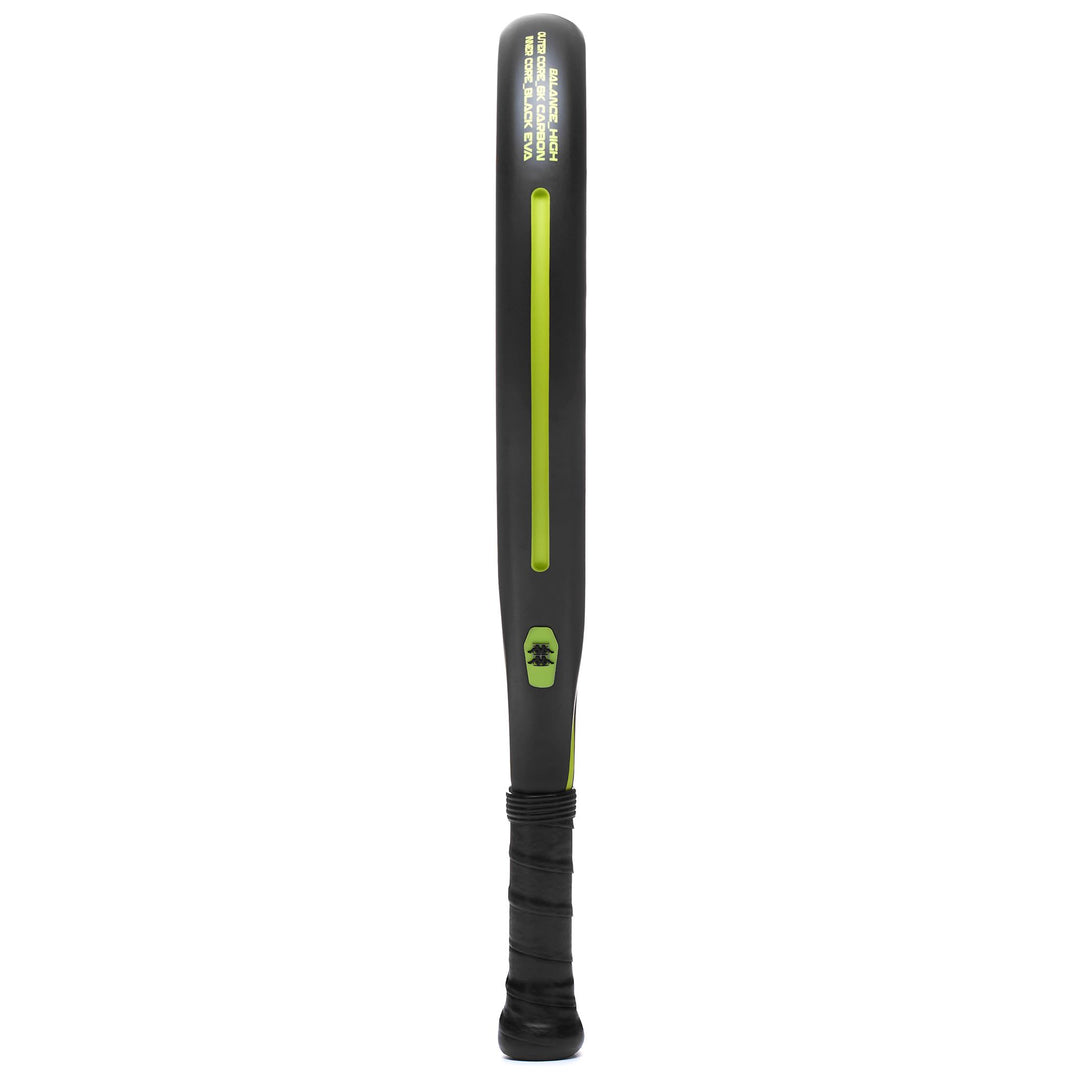 Green Black Unisex Padel Racket with Carbon Fiber Construction main